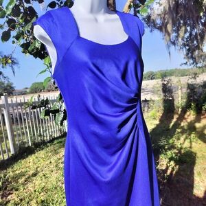 Calvin Klein Elegant And Sexy Blue Dress Size 6